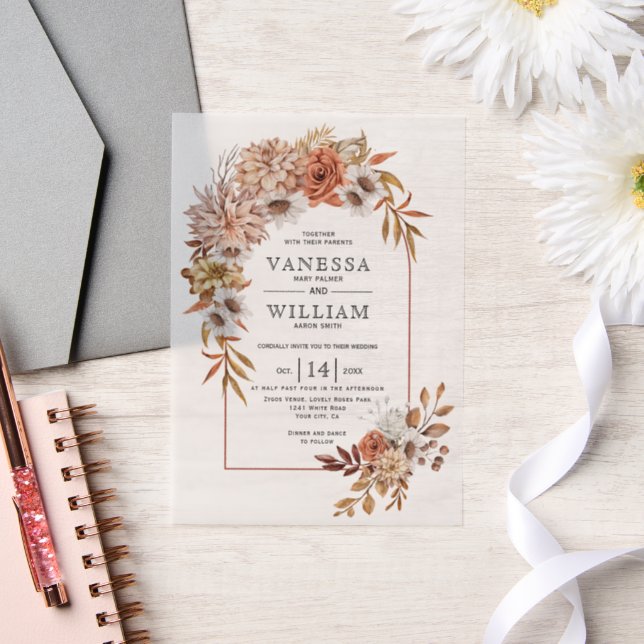 Arche mit Herbst-Blume-Arrangement Hochzeit im Her (Hochzeit)