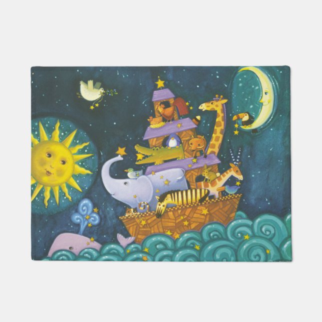 Arche nachts fußmatte (Vorderseite)