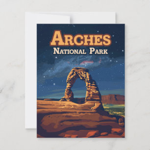 Arche Nationalpark Utah Delicate Arch Moab Card