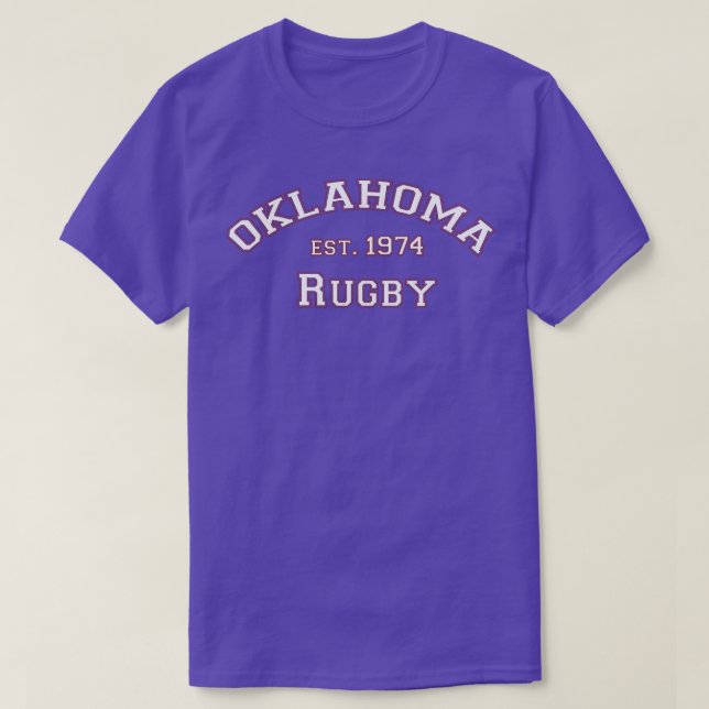 Arched Oklahoma Rugby T-Shirt (Design vorne)