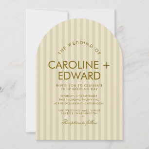 Arched Wedding mit Luxus Einladung