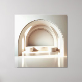 Arched Window Alcove Leinwanddruck