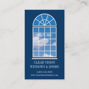 Arched Window Business Card Visitenkarte