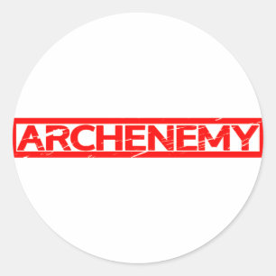 Archenemy Briefmarke Runder Aufkleber