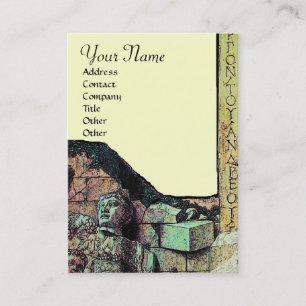 ARCHEO /Antiquary, Archäologie-Monogramm, Visitenkarte