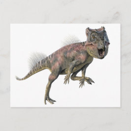 Archeoceratops Dinosaurier Running Postkarte