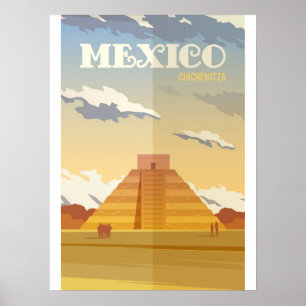 Archeology Mexiko Poster