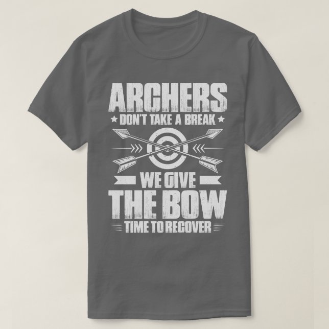 Archer Archery Bow Jagd Bowman Arrow Bow Hunter T-Shirt (Design vorne)
