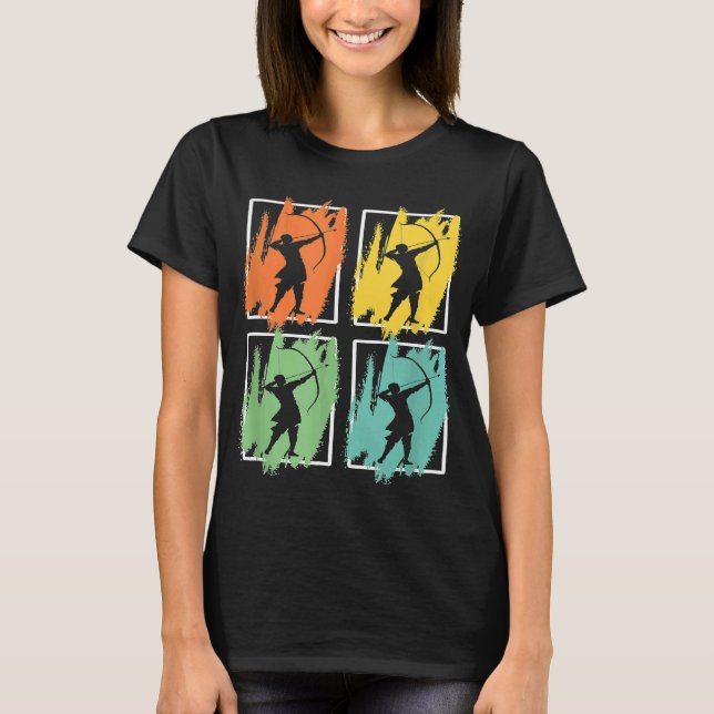 Archer Archery Bowhunter Bowman T-Shirt (Vorderseite)