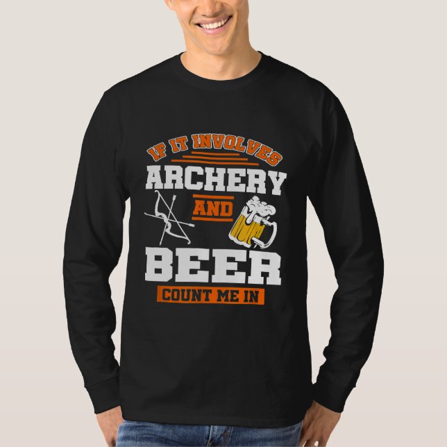 Archer Archery Bowhunter T-Shirt (Vorderseite)