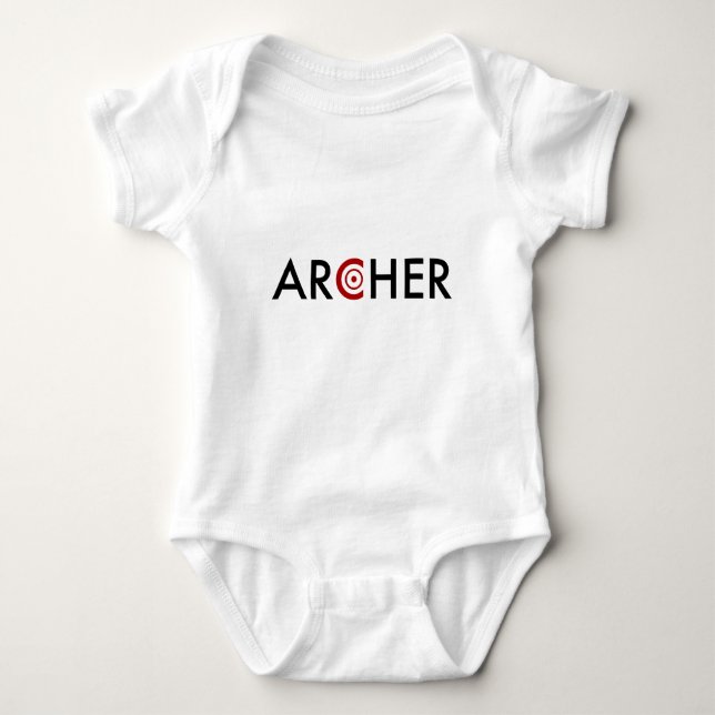 Archer Baby Strampler (Vorderseite)