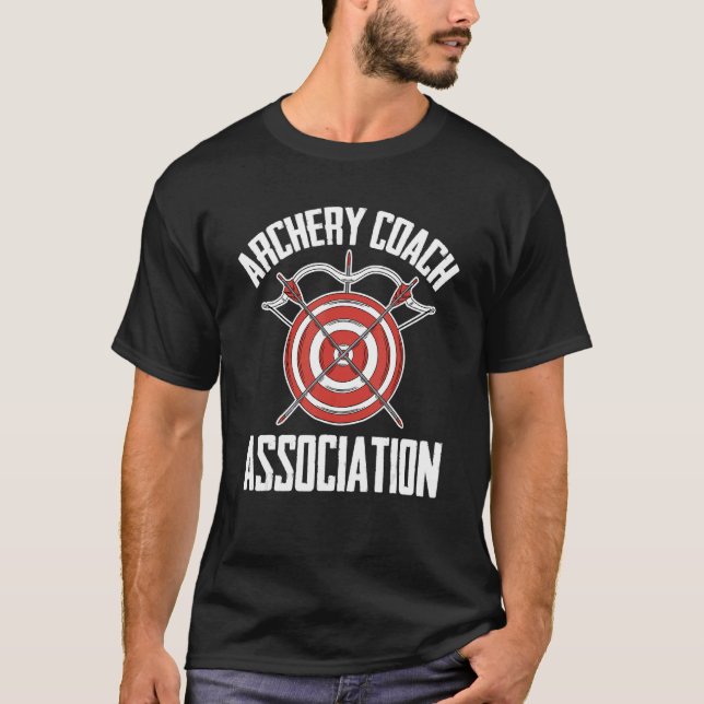 Archer Bowman Archery Coach Association C T-Shirt (Vorderseite)