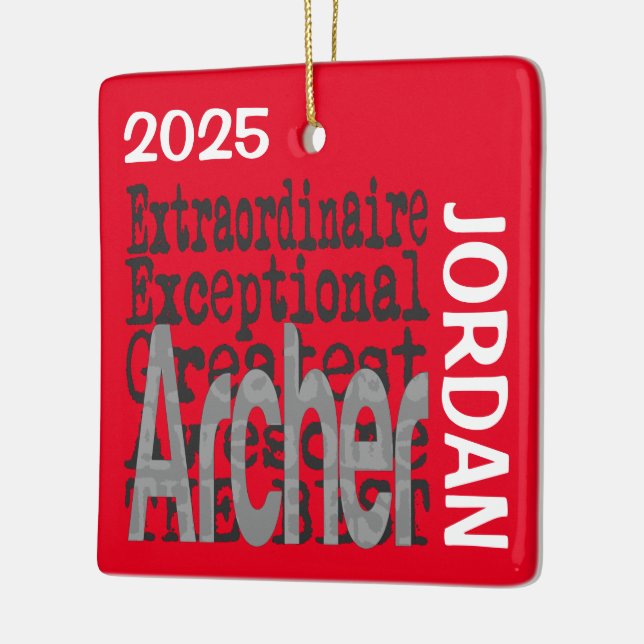Archer Extraordinaire CUSTOM Keramikornament (Links)