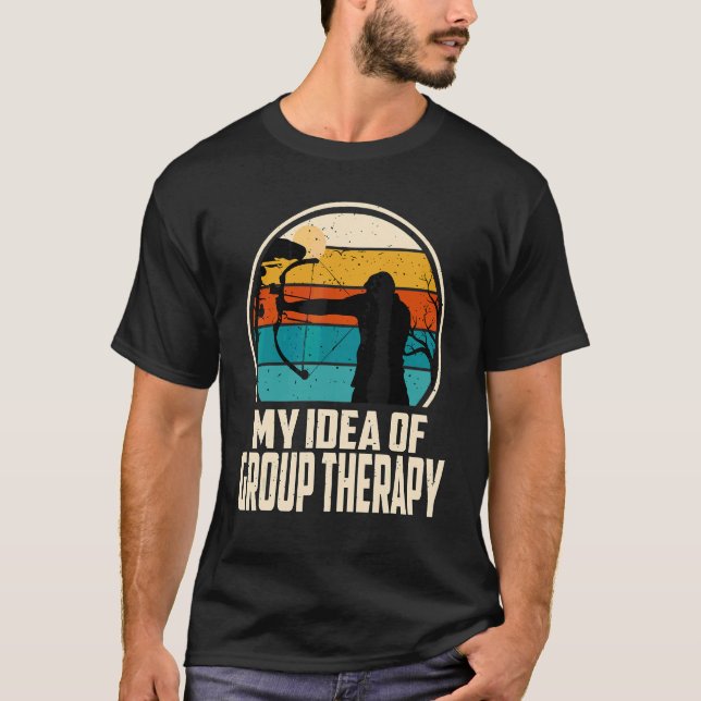 Archer meine Idee der Gruppentherapie T-Shirt (Vorderseite)