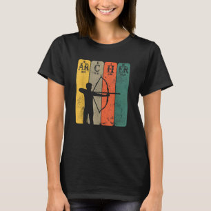 Archer Periodensystem Elemente Bogenschießen Bogen T-Shirt