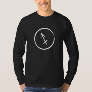 Archer Zodiac Symbol Minimal Astrologie Horoskop S T-Shirt