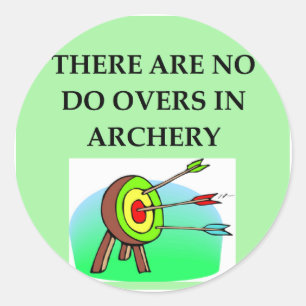 ARCHERIE RUNDER AUFKLEBER