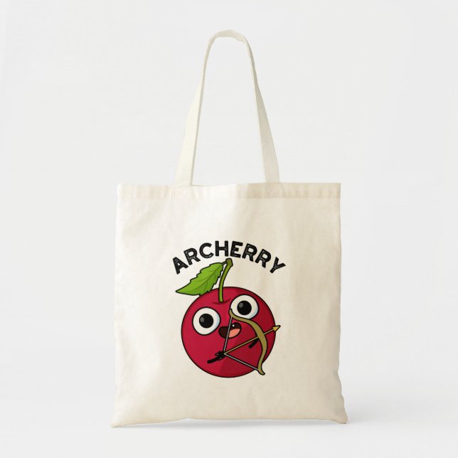 Archerry Funny Frucht Archery Pun Tragetasche (Vorne)