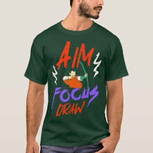 Archery Aim Focus Zeichn T-Shirt