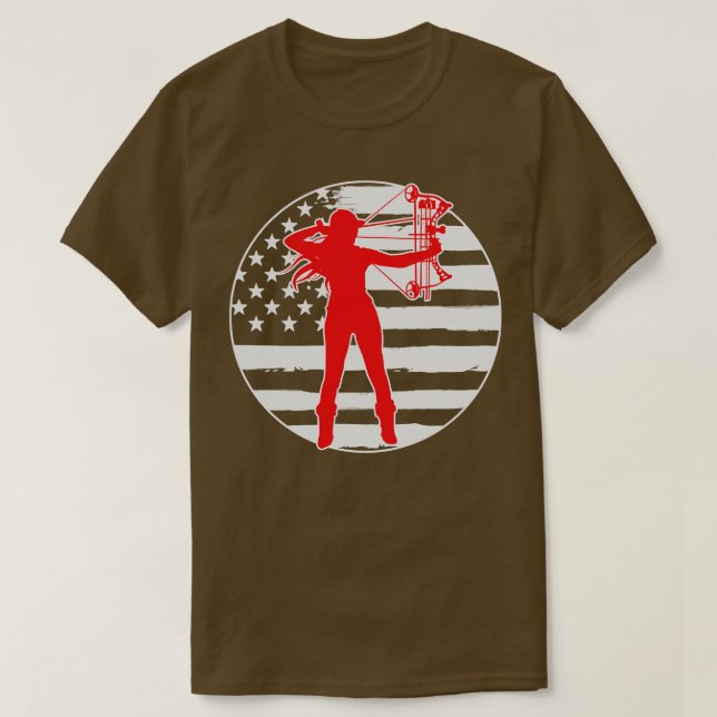 Archery American Flag T-Shirt (Design vorne)