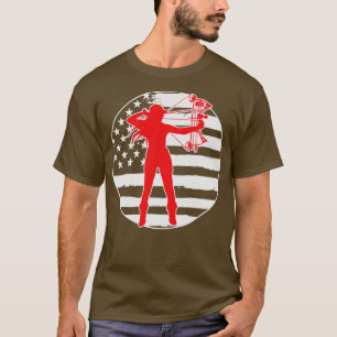 Archery American Flag T-Shirt