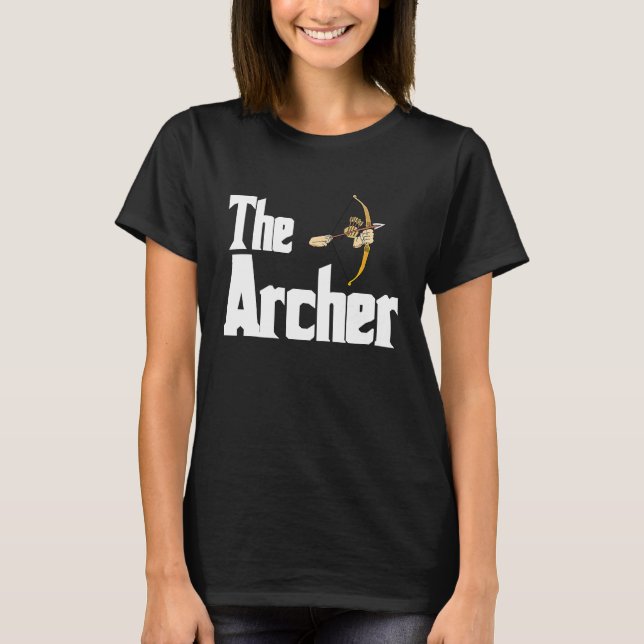 Archery  Arrow Men Shooting Club Bow T-Shirt (Vorderseite)