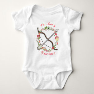 Archery Blume Princess Baby Strampler