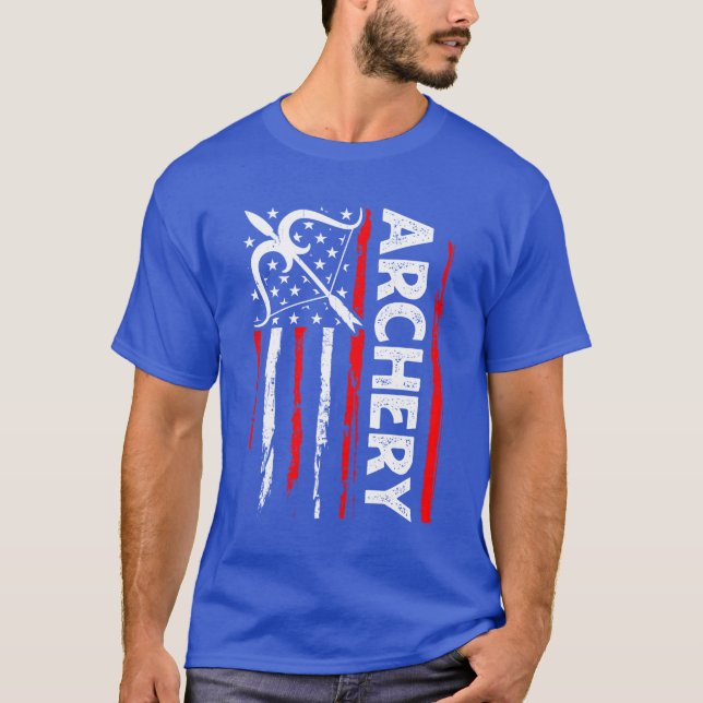 Archery Bow Flag T-Shirt (Vorderseite)