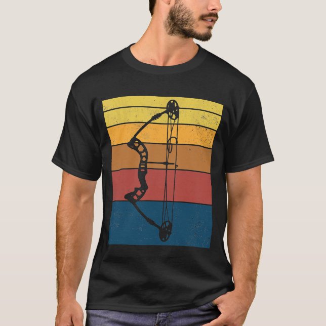 Archery Bow Retro Vintage T-Shirt (Vorderseite)