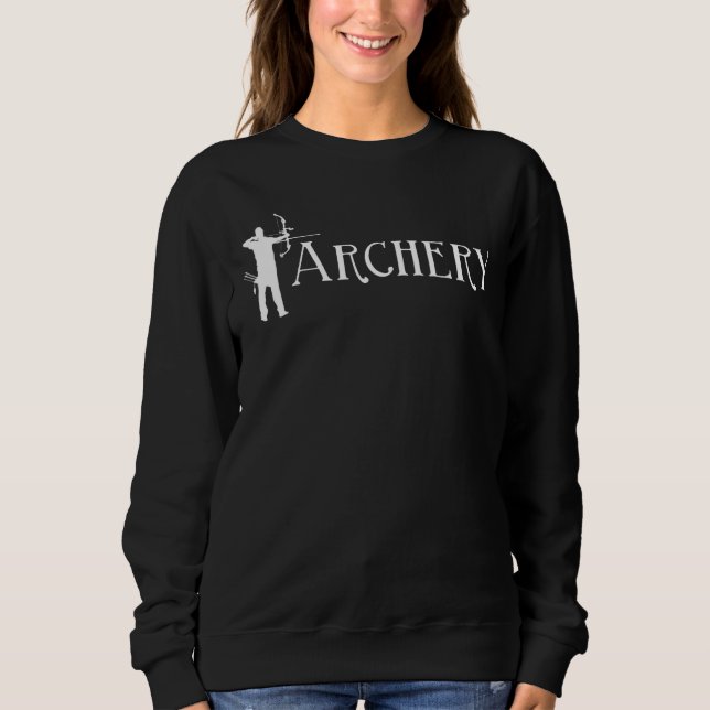 Archery Bowman Archer Bow Junting Bowhunter Sweatshirt (Vorderseite)