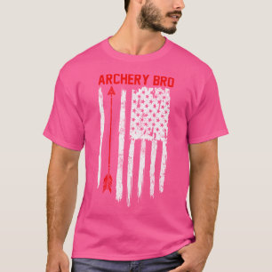 Archery Brother Proud Sports Family USA American F T-Shirt