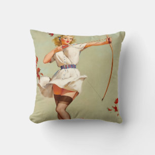 Archery Button-Up Girl Kissen