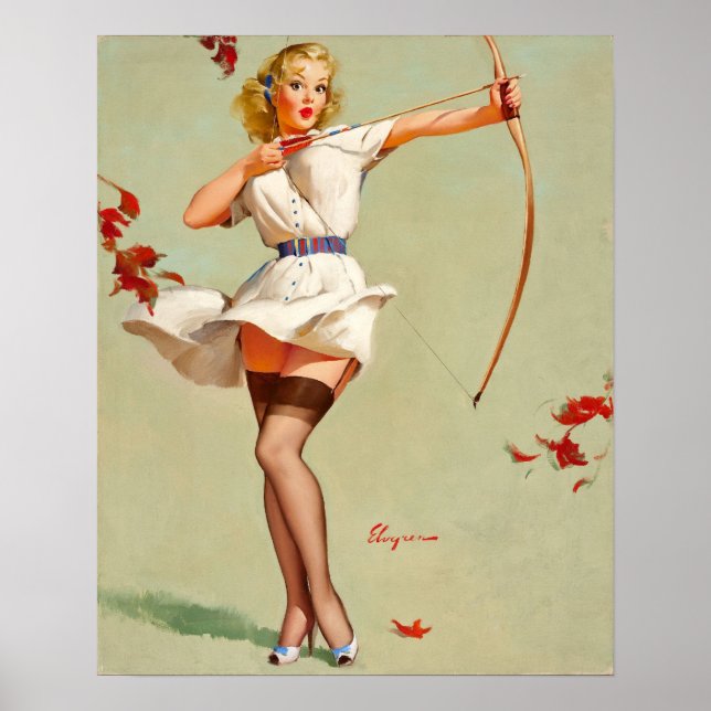 Archery Button-Up Girl Poster (Vorne)