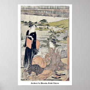 Archery by Hosoda, Eishi Ukiyoe Poster