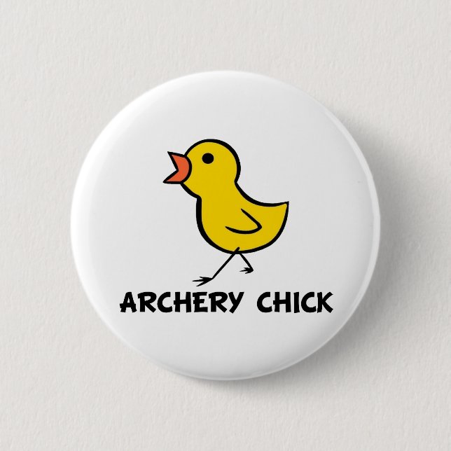 Archery Chick Button (Vorderseite)