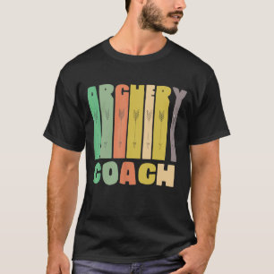 Archery Coach Retro Player Team Instructor T-Shirt