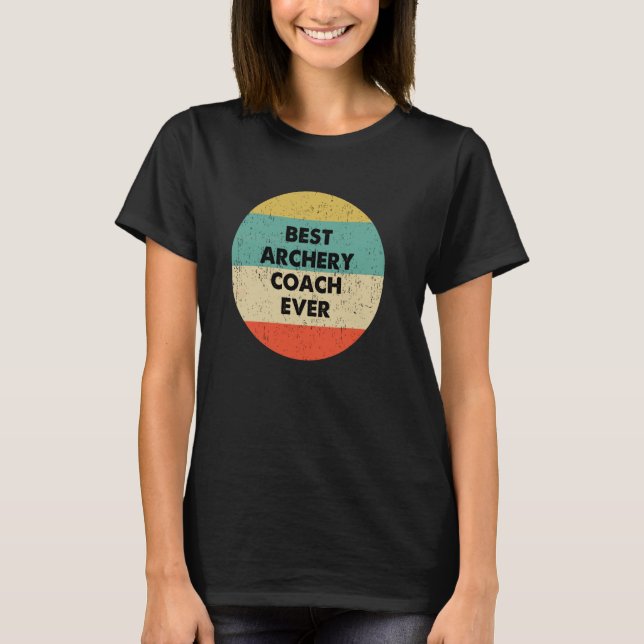 Archery Coach T-Shirt (Vorderseite)