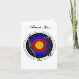 Archery Design Vielen Dank Dankeskarte