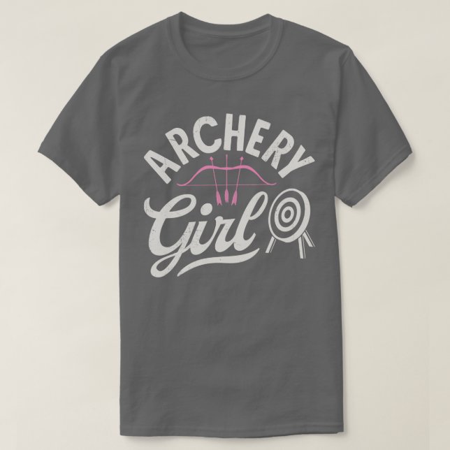 Archery Girl Archery für Männer Frauen Mädchen Kin T-Shirt (Design vorne)