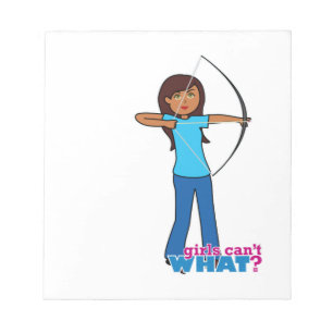 Archery Girl Notizblock