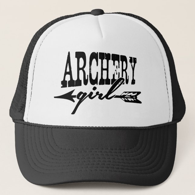 Archery Girl Truckerkappe (Vorderseite)