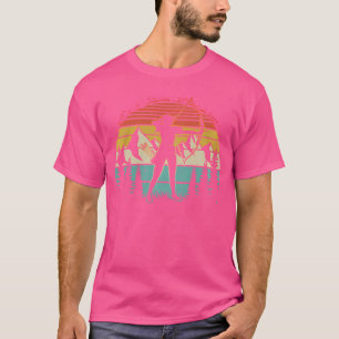 Archery Girl Women Archer Bow Sunset T-Shirt