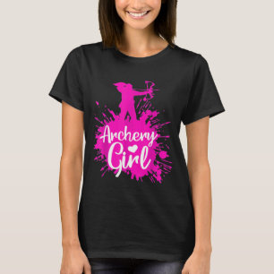 Archery Girl Womens Liebe Bow Jagd Niedlich Archer T-Shirt