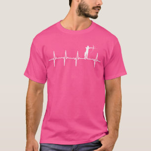 Archery Heartbeat für Bogenschützen Jagdliebhaber T-Shirt