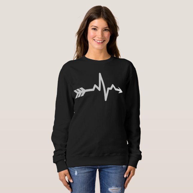 Archery Heartbeat Sports Sweatshirt (Vorne ganz)