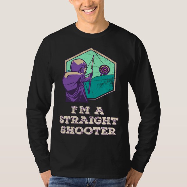 Archery Humor Target Arrow  Bowman Bow Archer T-Shirt (Vorderseite)