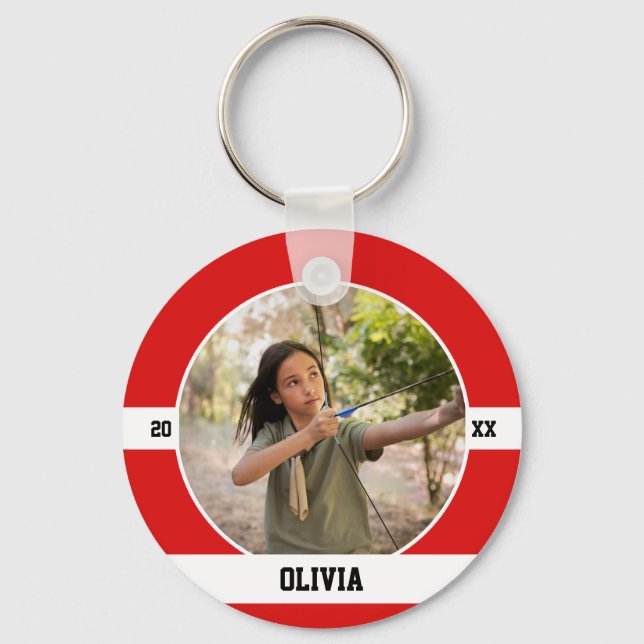 Archery Keychain Bow Arrow Sports Archer Custom Schlüsselanhänger (Vorderseite)