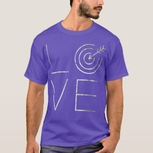 Archery Liebe Niedliche Neuheit Geschenk Vintag er T-Shirt