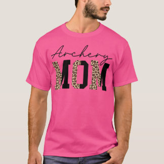 Archery Mama Leopard Archer Archery Mama Proud Par T-Shirt