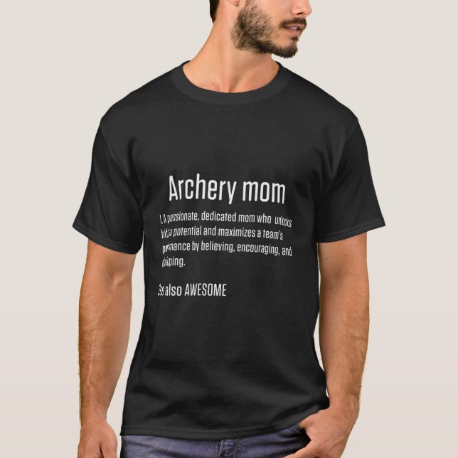 Archery Mama Mother T-Shirt (Vorderseite)